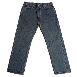 VTG Levi's 505 Jeans 38x30 (fits 36x30) Y2K 2002 Straight Leg EUC Medium Wash